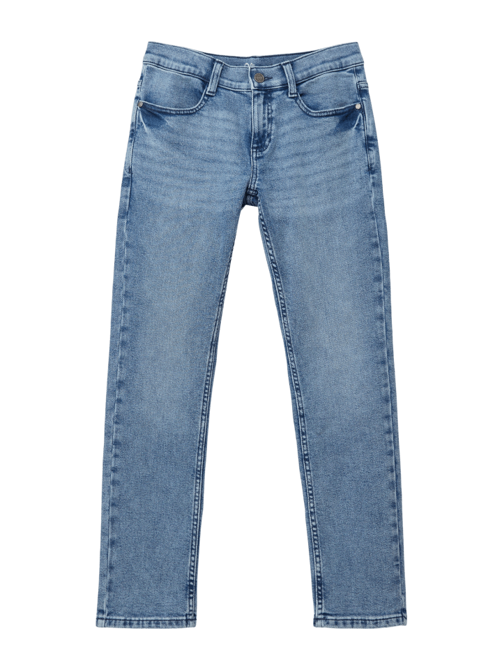 s.Oliver Jeans-Hose lang in Blau günstig kaufen