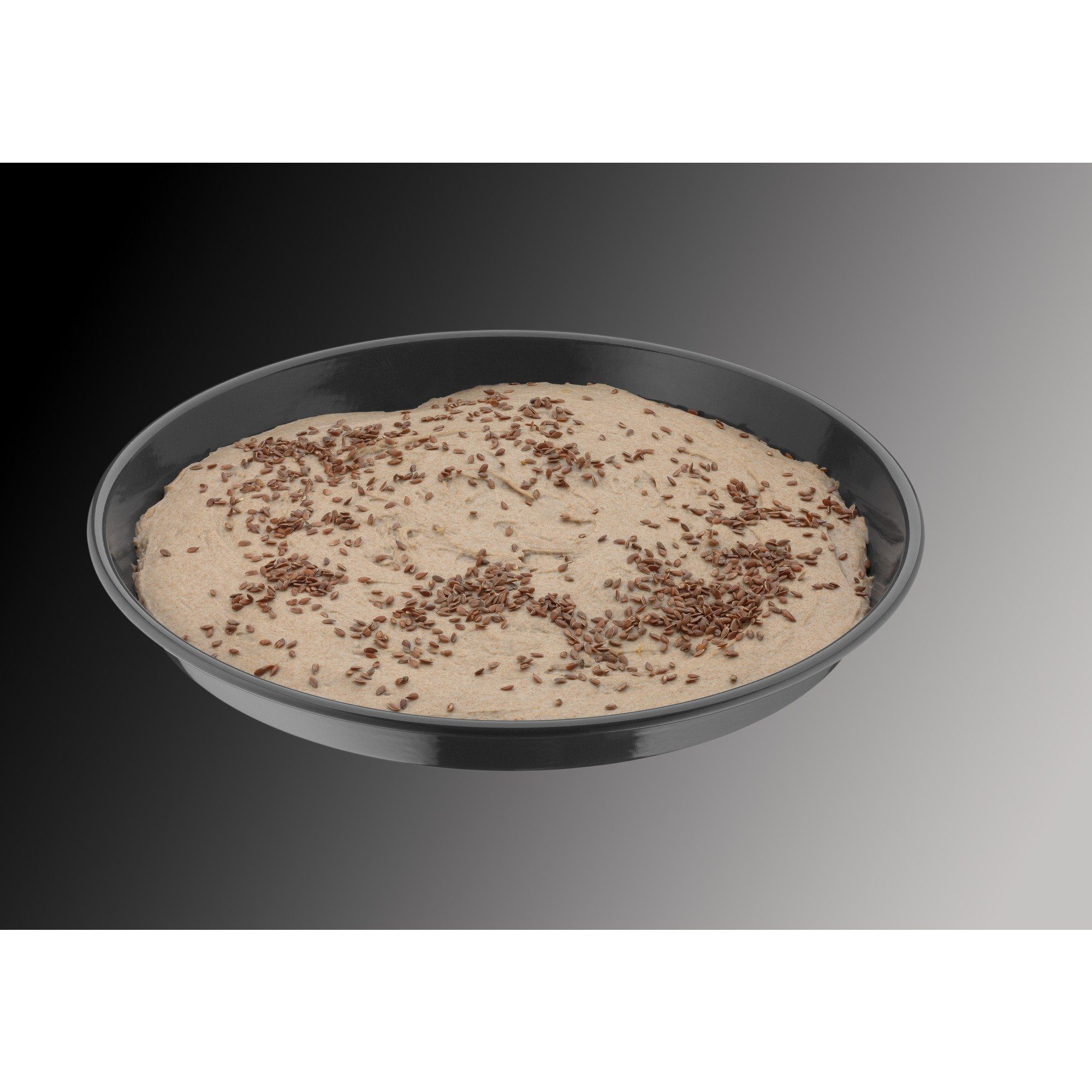 Kaiser Pizzablech La Forme Plus, Stahl, (Backblech mit Rezeptheft, 1-St., (30 cm, Höhe 3 cm, Füllmenge 1,9l)