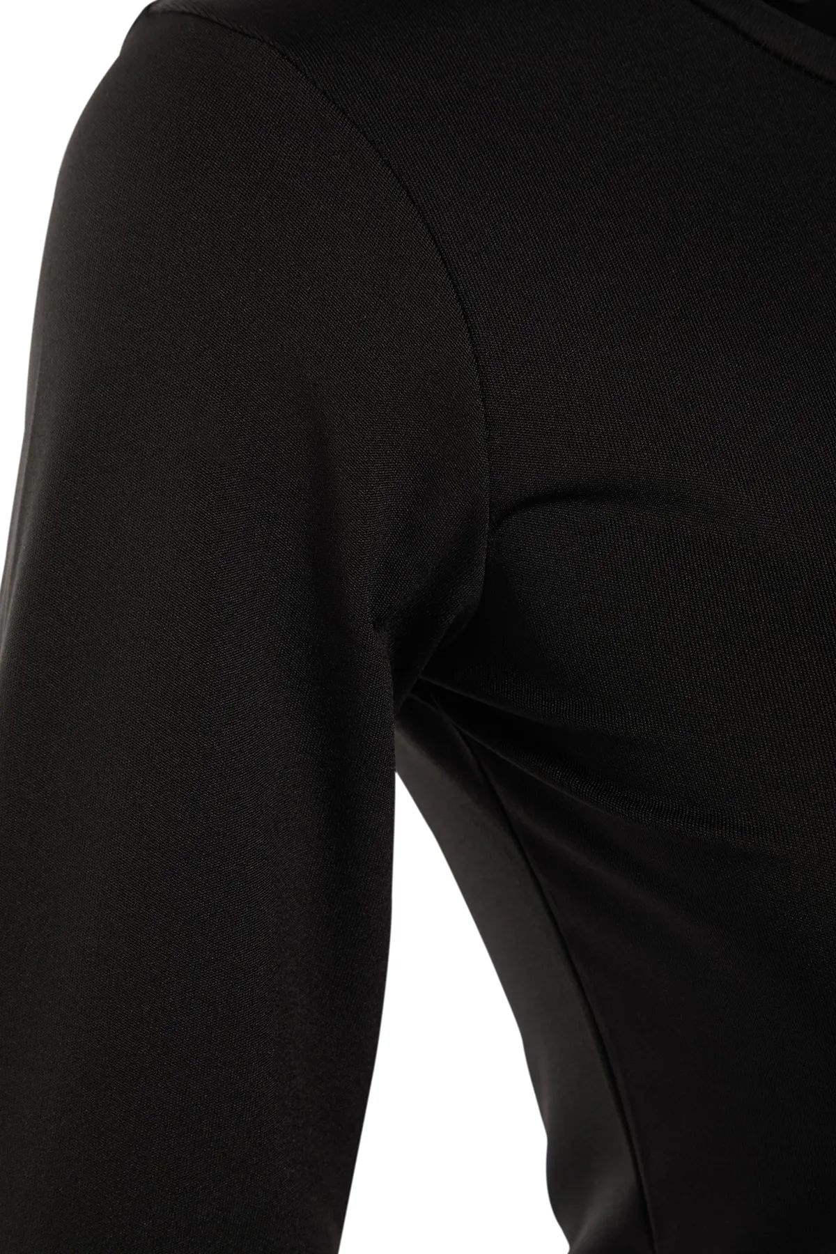 Trendyol Collection  Schwarzes Scuba-Strick-Unterteil-Oberteil THMAW23AU00070