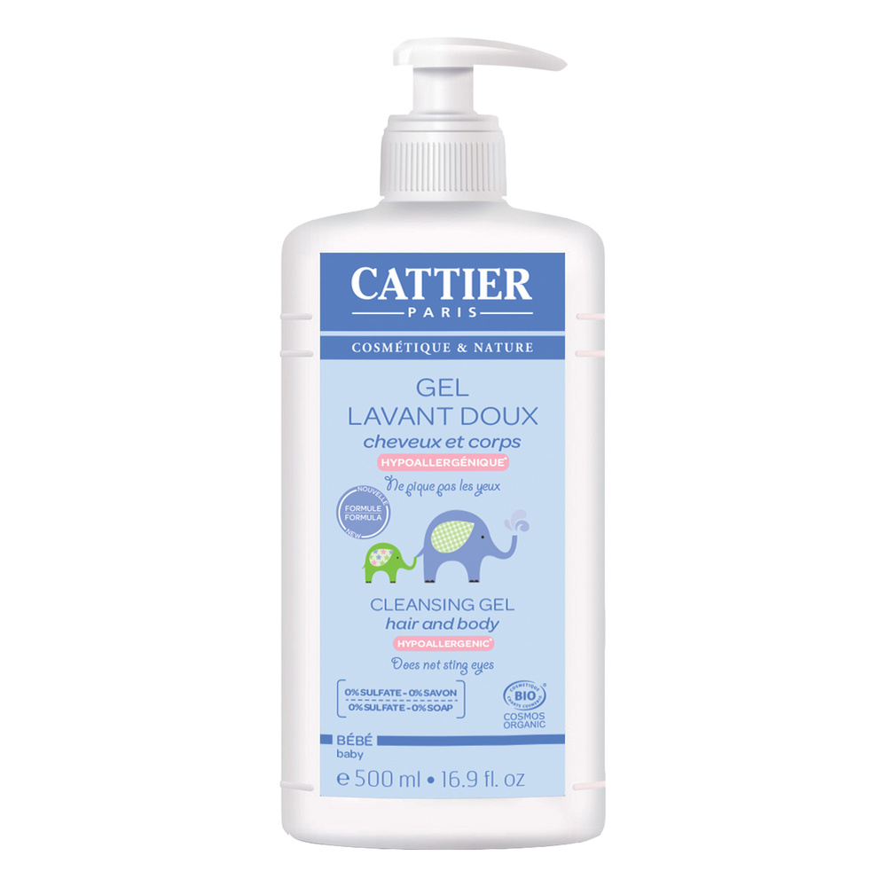 cattier Gel Lavant Doux - 500ml Soins Bébé