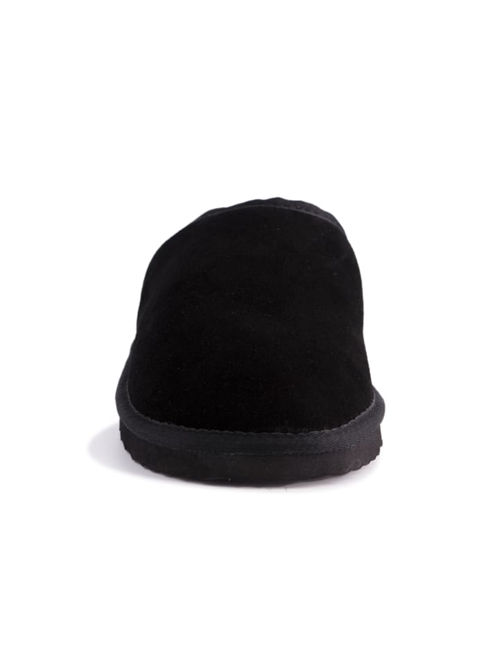 Aus Wooli Slipper Manly in Black günstig kaufen