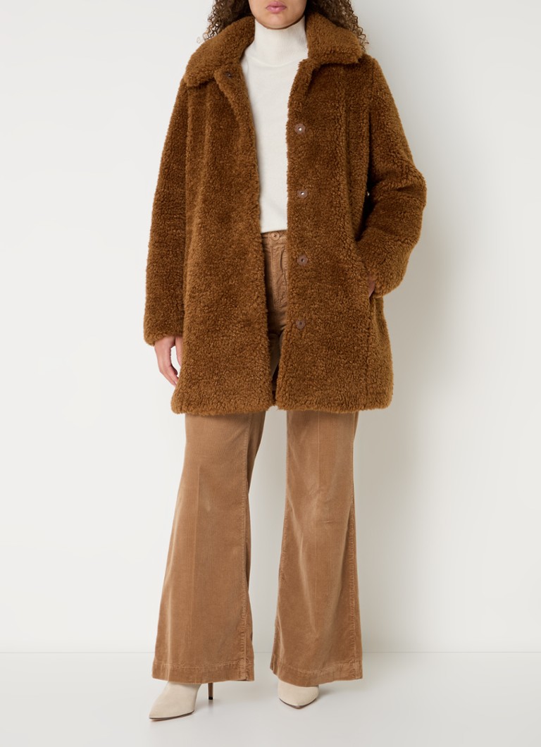 Palton Teddy River Woods cu buzunare laterale