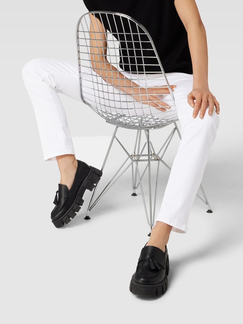 Straight Fit Jeans Modell 'PARLA' in weiß