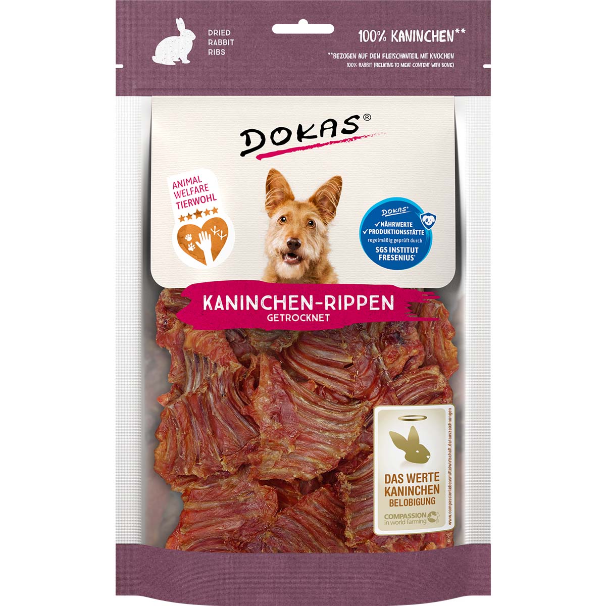 Dokas Kaninchen-Rippen getrocknet günstig kaufen bei ZooRoyal