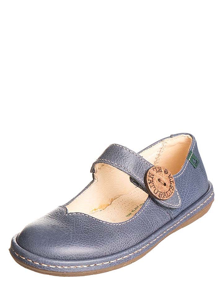 El Naturalista Leder-Ballerinas in Dunkelblau günstig kaufen 32