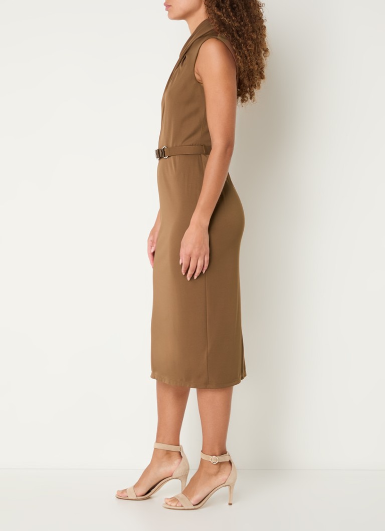 Ralph Lauren midi uska haljina s remenom