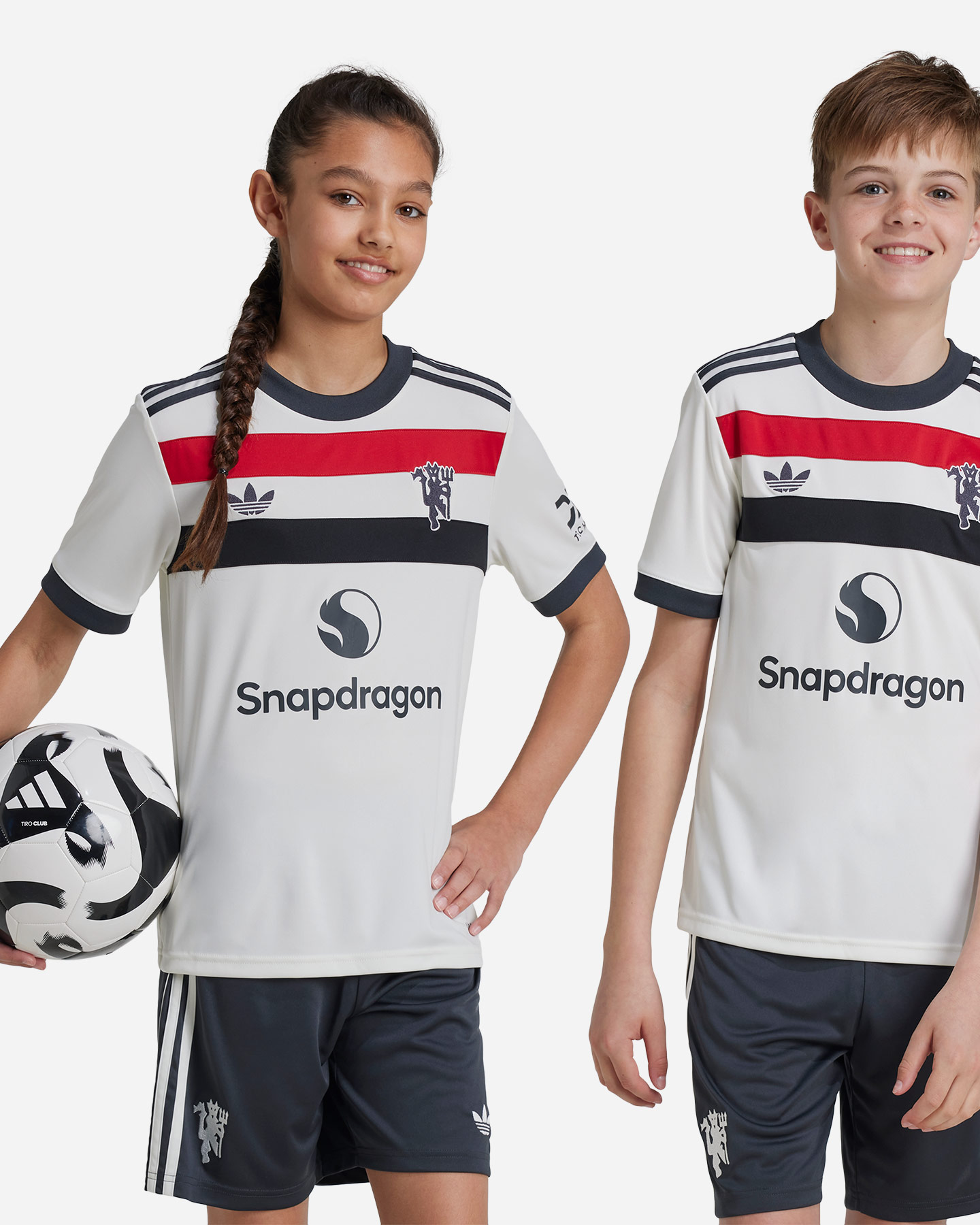 Oficiálny futbalový dres Adidas Manchester United 3. ročník 24-25 Jr IY7804