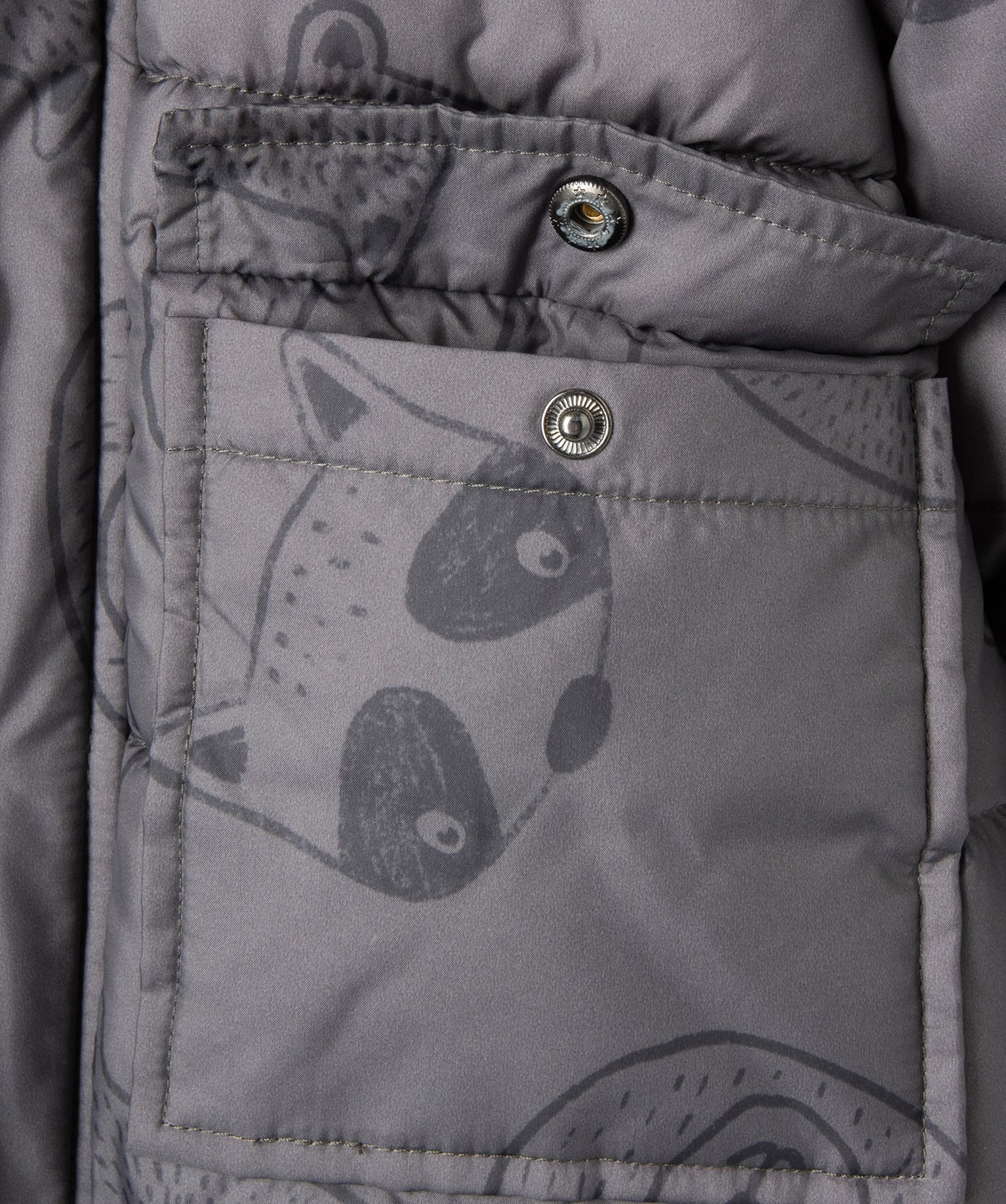 Blouson à capuche doublé polaire bébé Garçon gris | GEMO