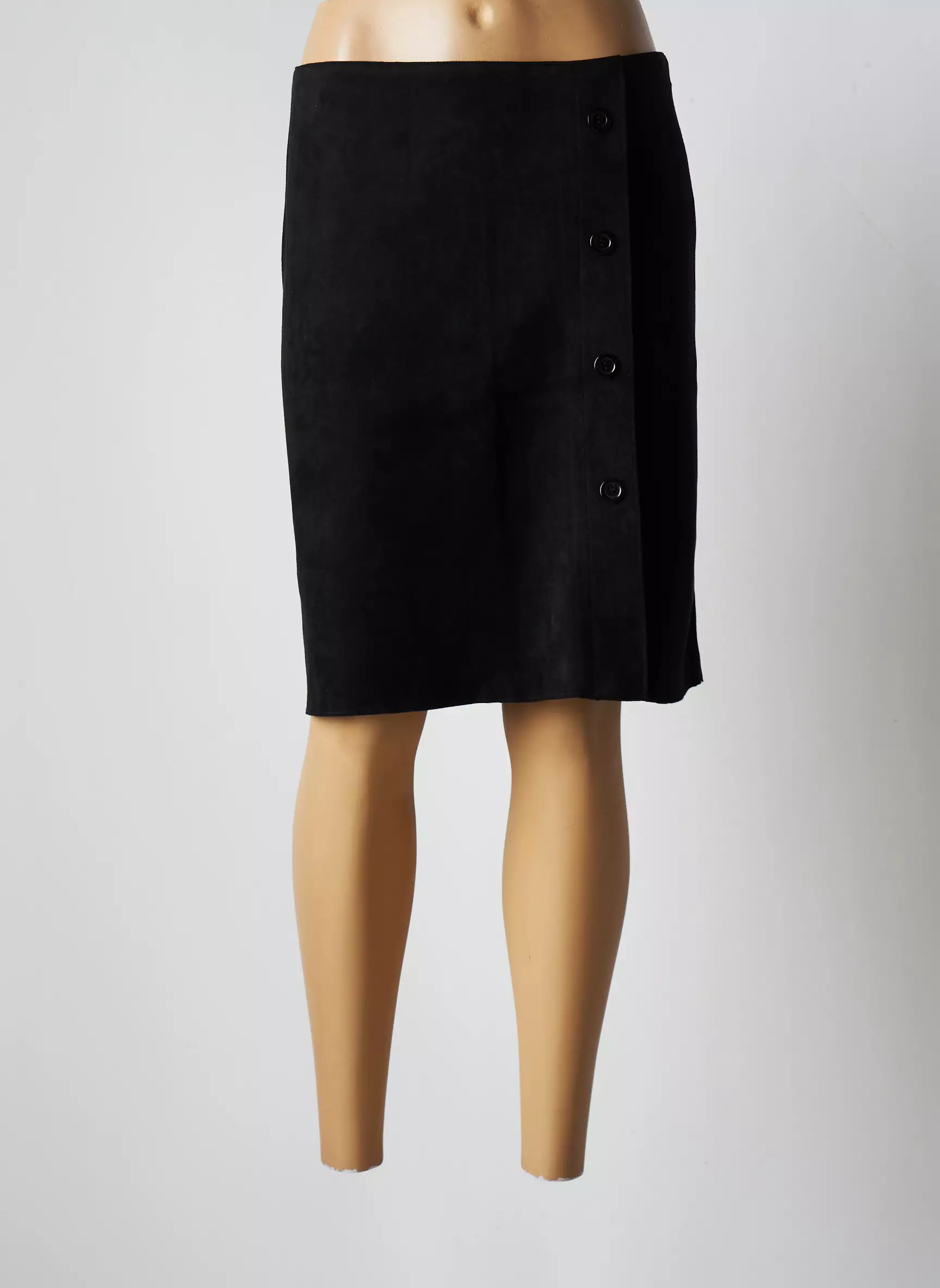 Renatto Bene Jupes Mi Longues Femme couleur noir