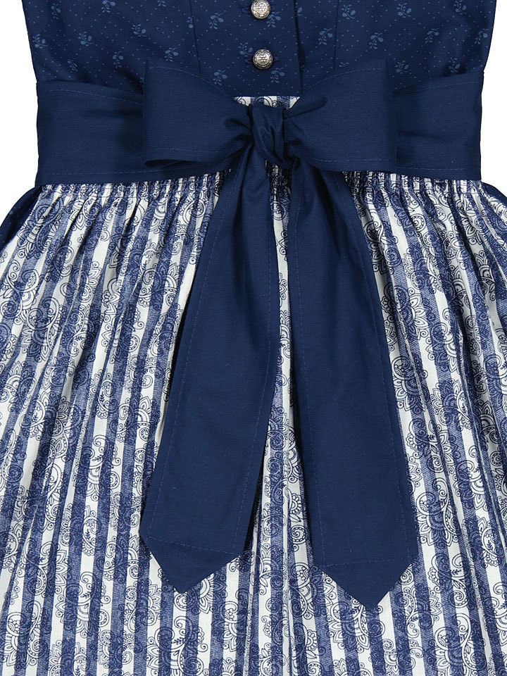Turi Landhaus Dirndl in Dunkelblau günstig kaufen