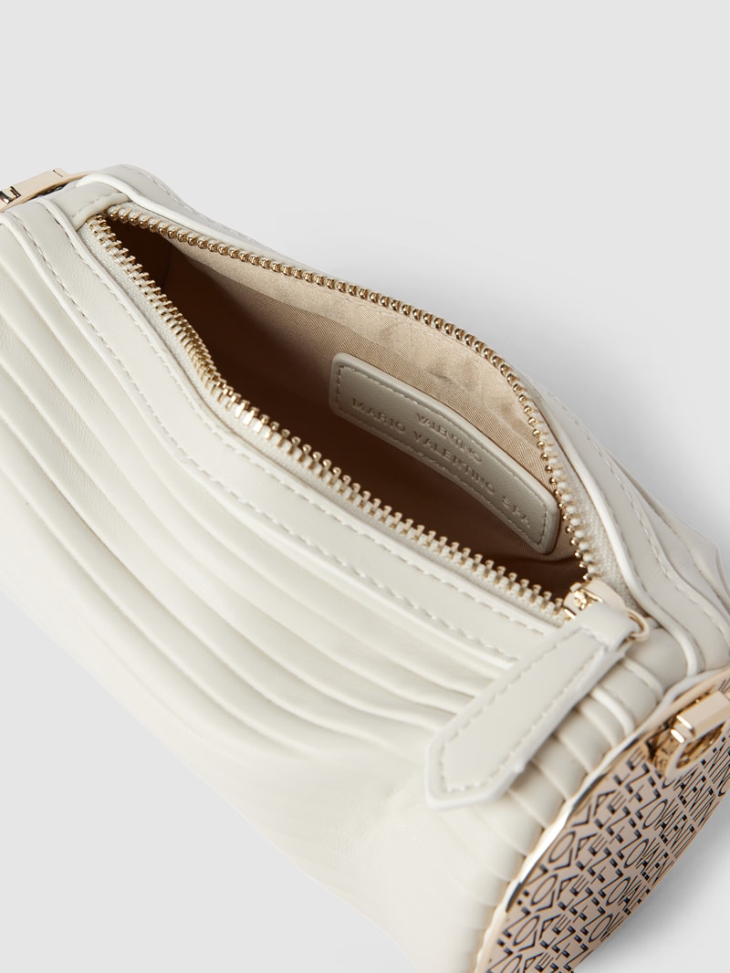 Crossbody Bag mit Strukturmuster Modell 'FROZEN' in weiß