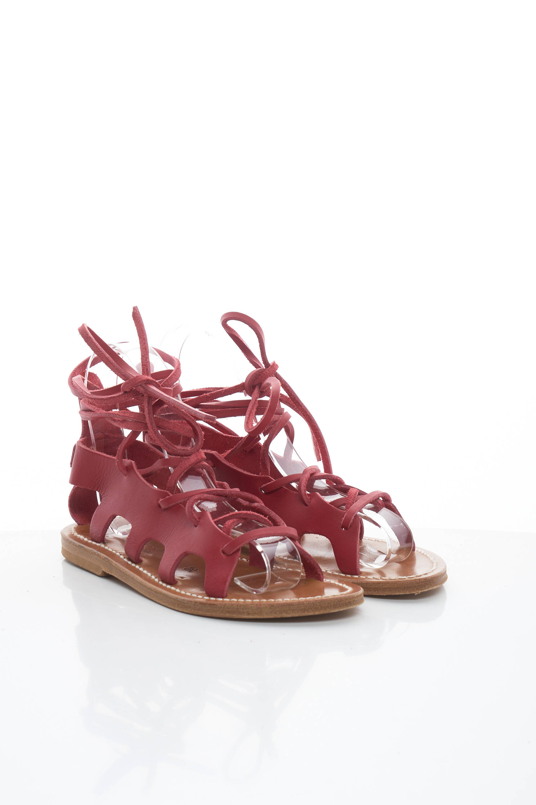K Jacques Spartiates Femme couleur rouge