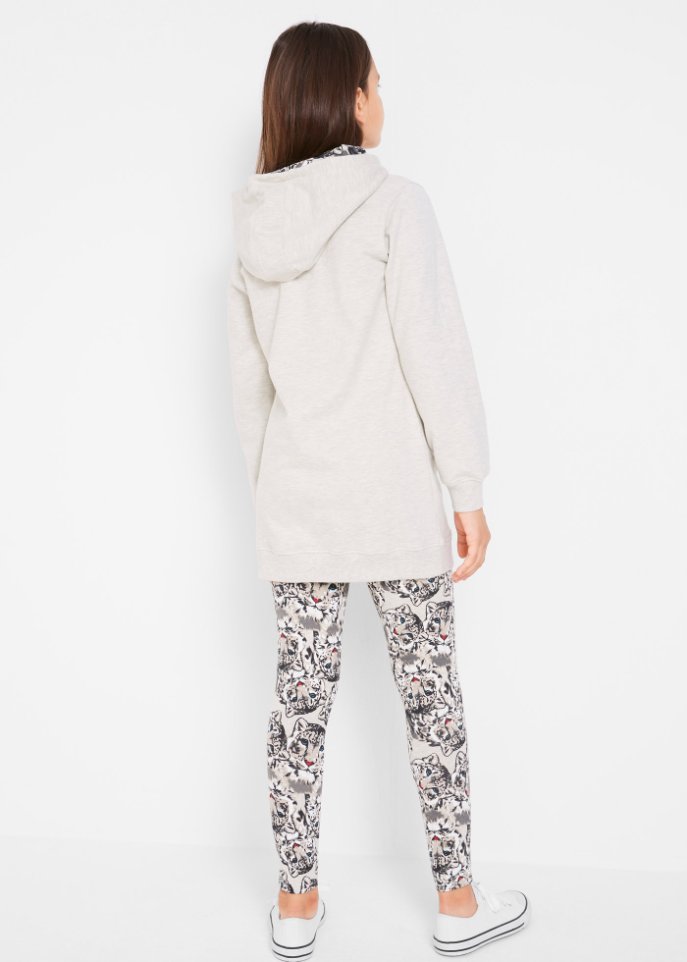 Mädchen Sweatshirt + Leggings (2-tlg. Set)