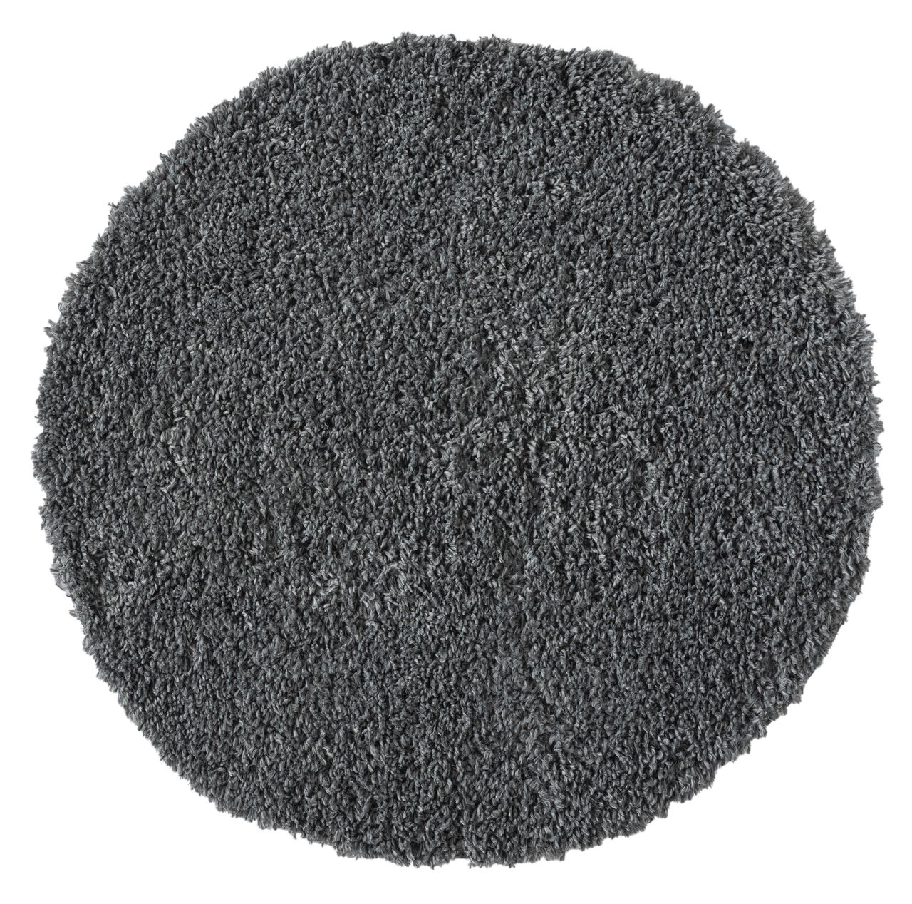 MyFlair Teppich Elodie, 100cm x 100cm, Farbe Grau, rund, Florhöhe 37mm