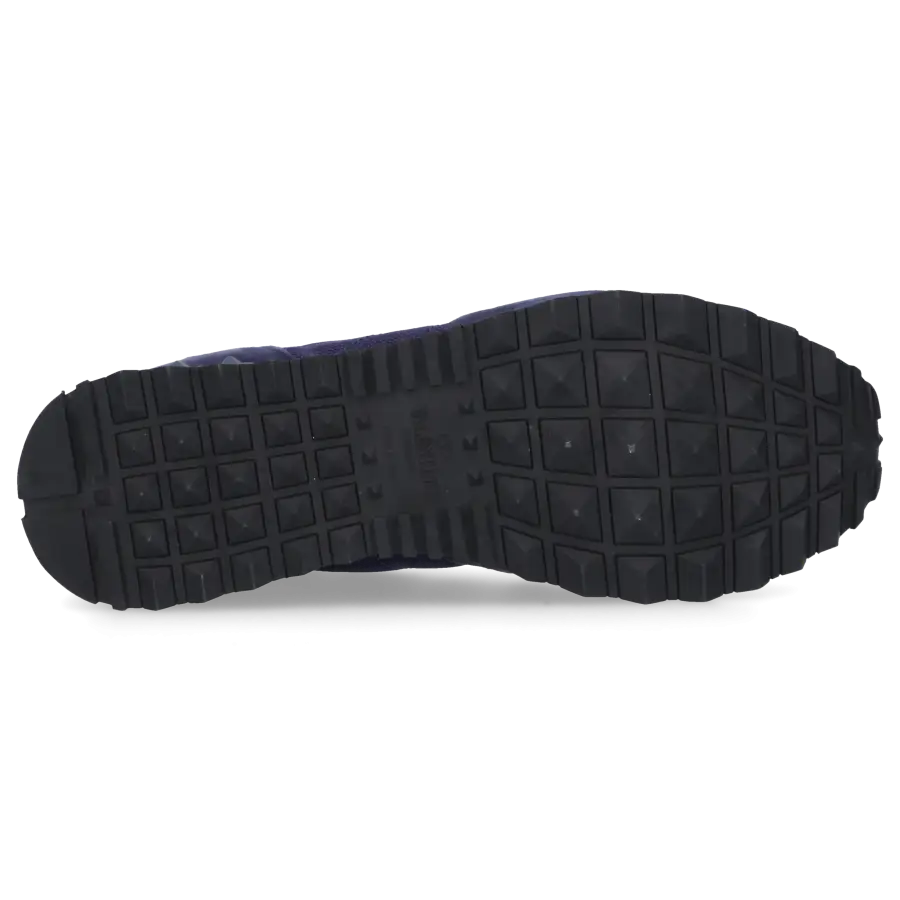 Valentino Garavani - Sneaker low ROCKRUNNER Veloursleder Textil - blau