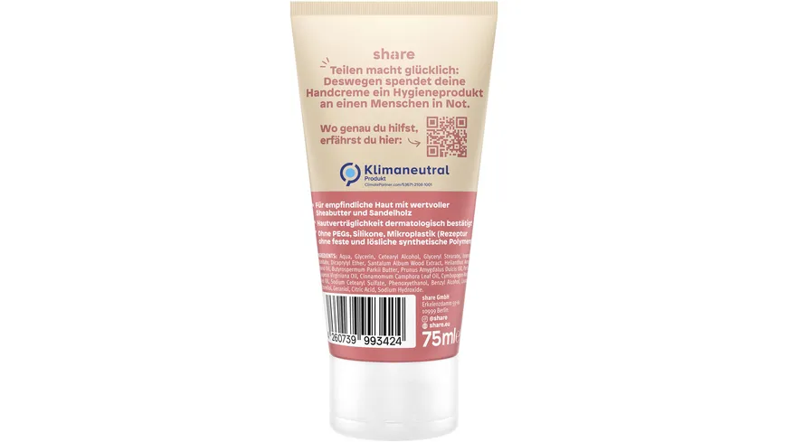 share Handcreme Mandelöl & Sandelholz 75 ml