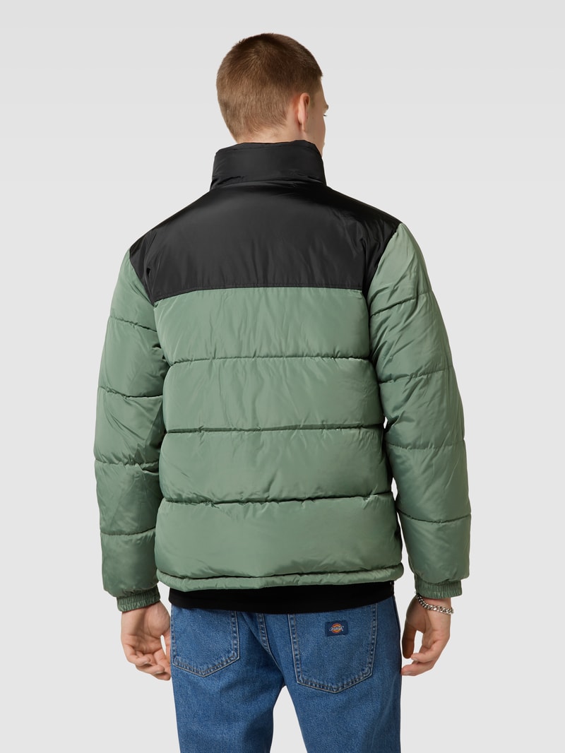 Steppjacke mit Label-Stitching Modell 'Retro Essential' in bottle