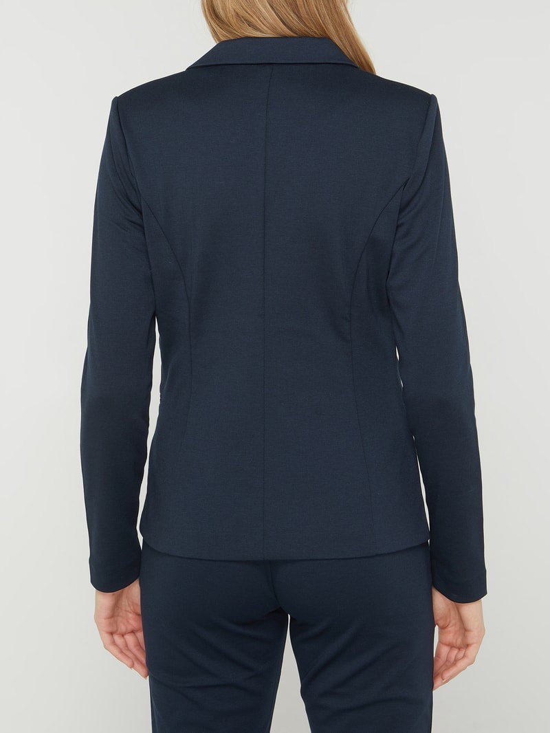 Blazer mit Reverskragen Modell 'Kate' in marineblau