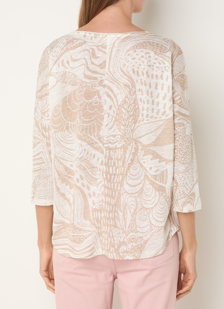 Top in lino stampato Nori Phase Eight