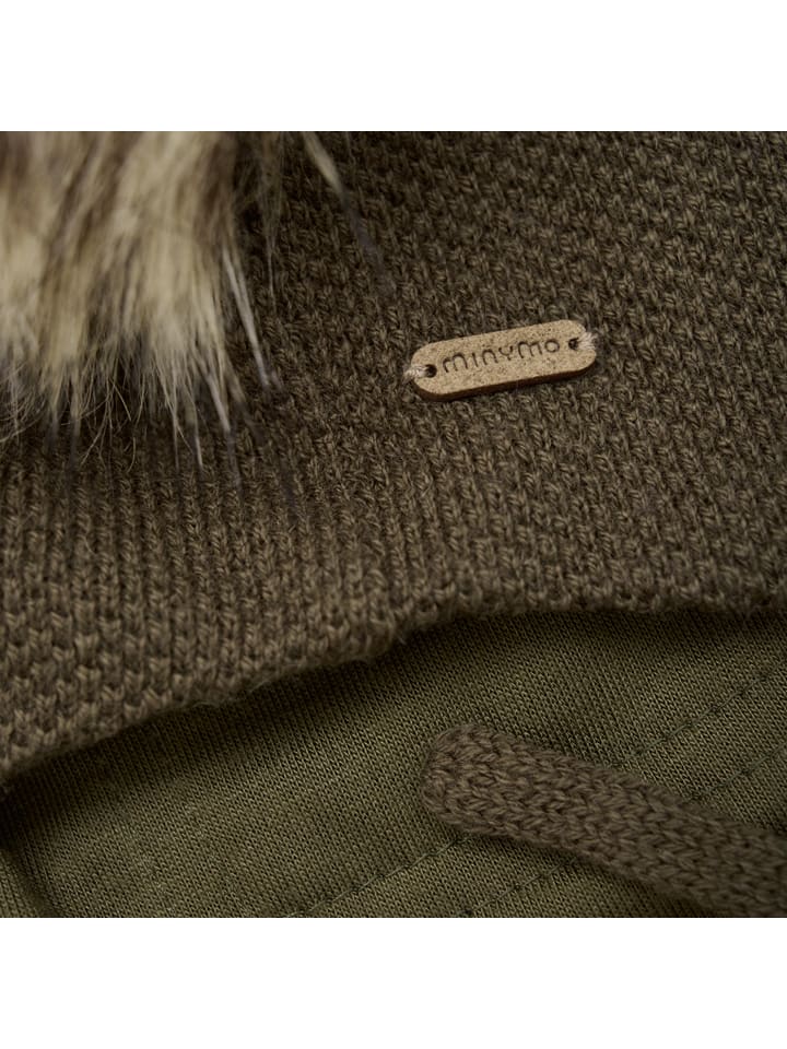 Minymo Bommelmütze in Khaki günstig kaufen