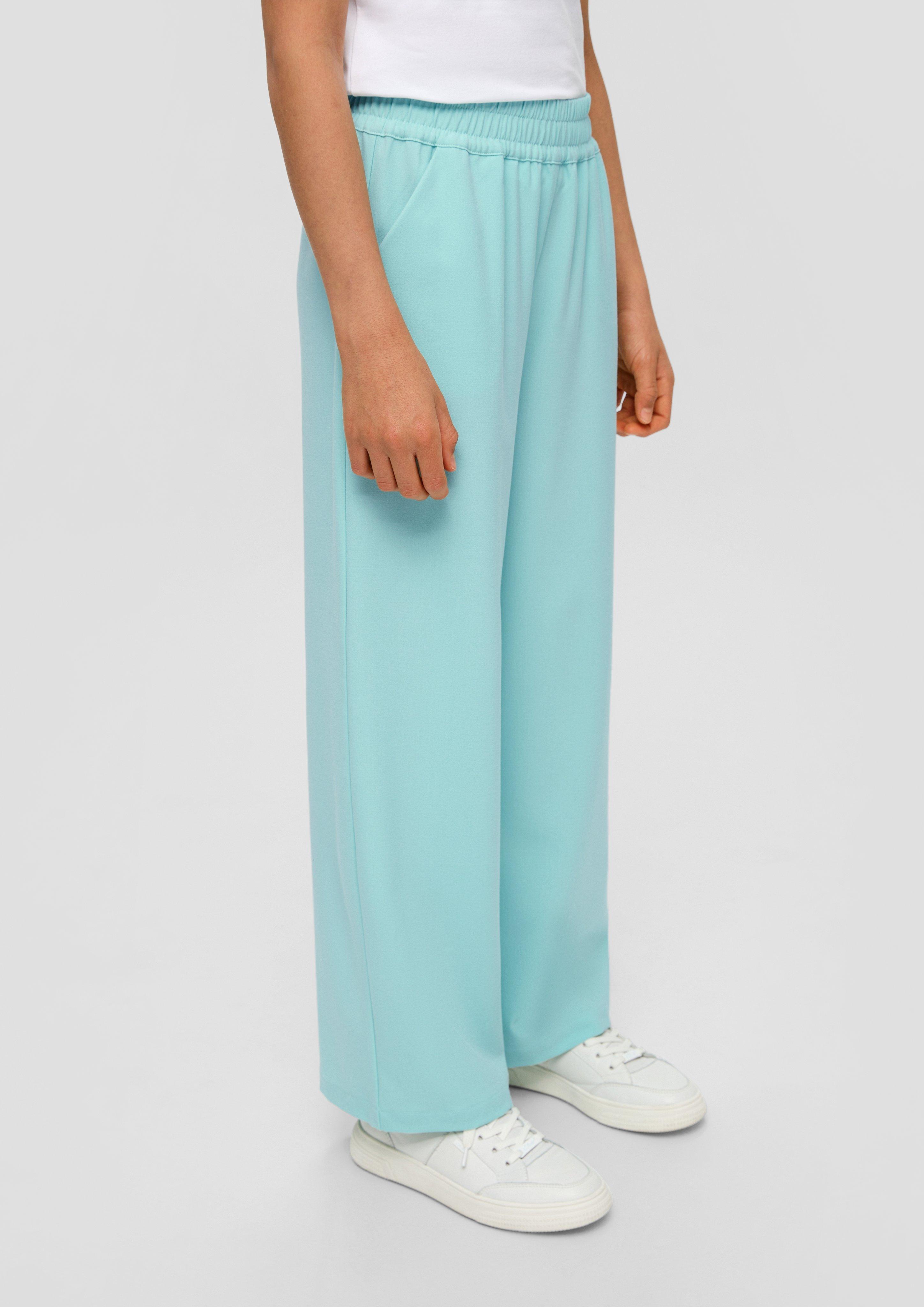 Wide Leg-Hose im Fabricmix  2145577-6068
