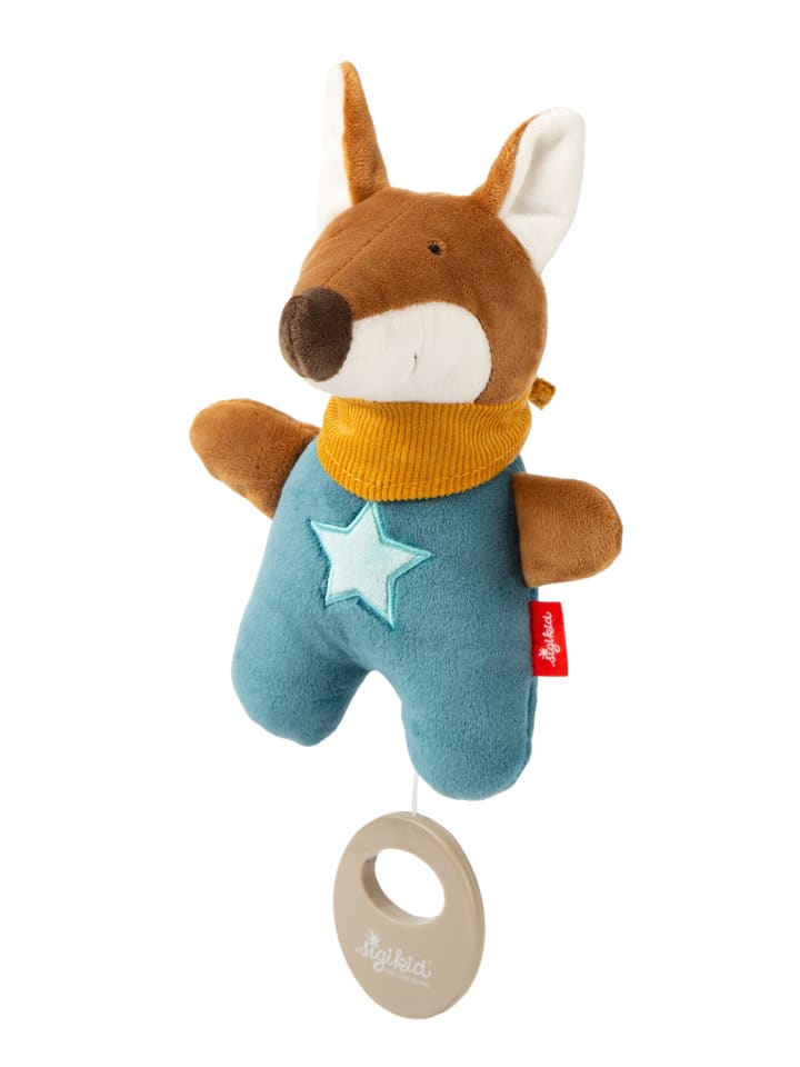 Sigikid Mini-Spieluhr Fuchs in petrol günstig kaufen onesize