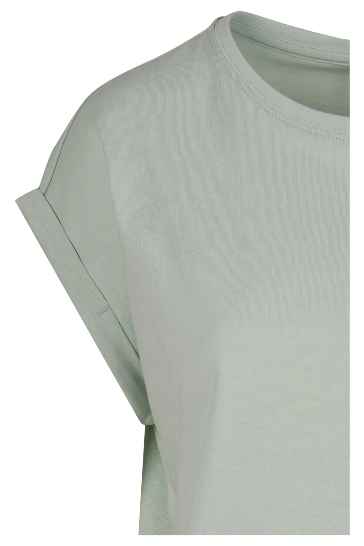 Urban Classics  Damen T-Shirt mit verlängerter Schulterpartie für Damen