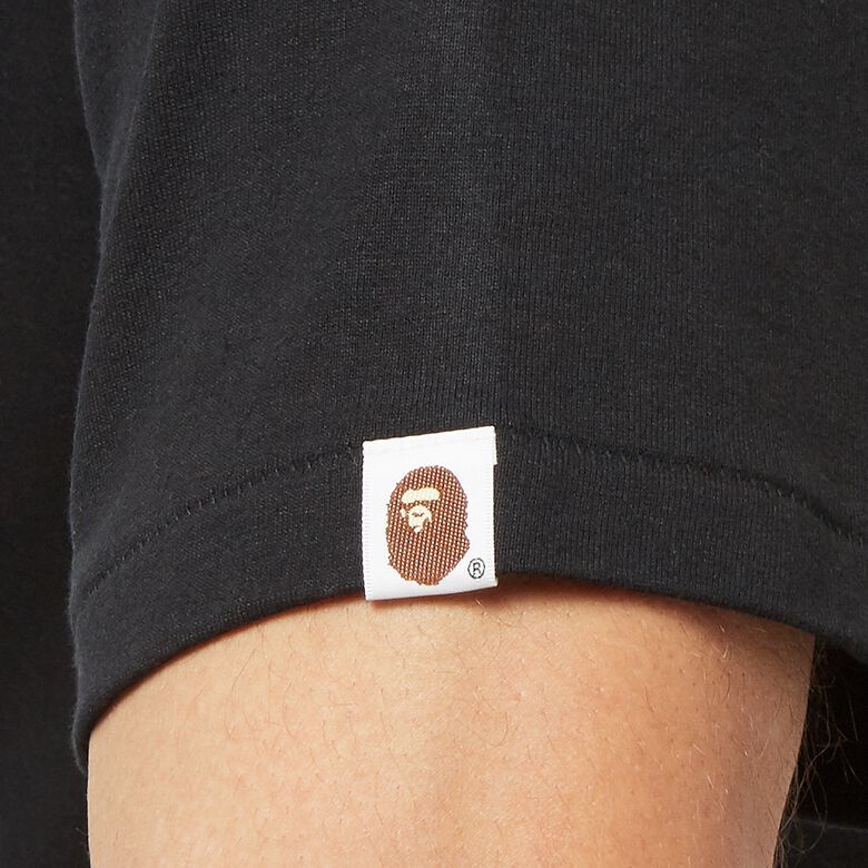 A Bathing Ape Fur Ape Head Tee Black