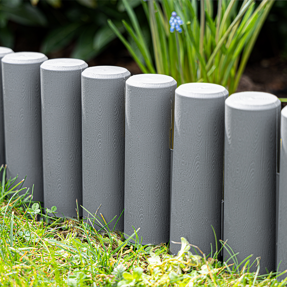 Powertec Garden Gartenzaun-Set 10 teilig aus Kunststoff , ca. 28 x 25,3 cm