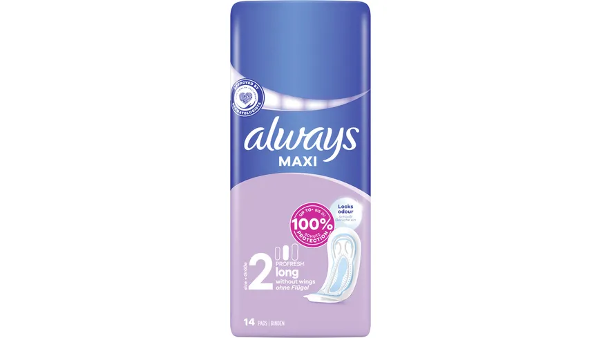 Always MAXI Damenbinden ProFresh Long 14ST