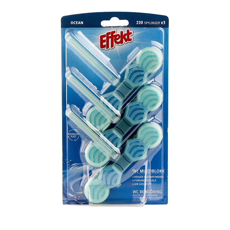 Effekt WC blokk 3-pk Ocean Effekt