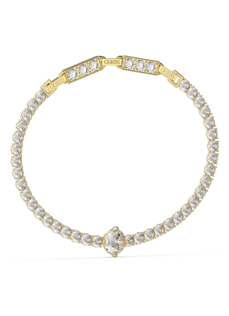 GUESS Tennis bracelet with crystal JUBB04220JWYGT-U