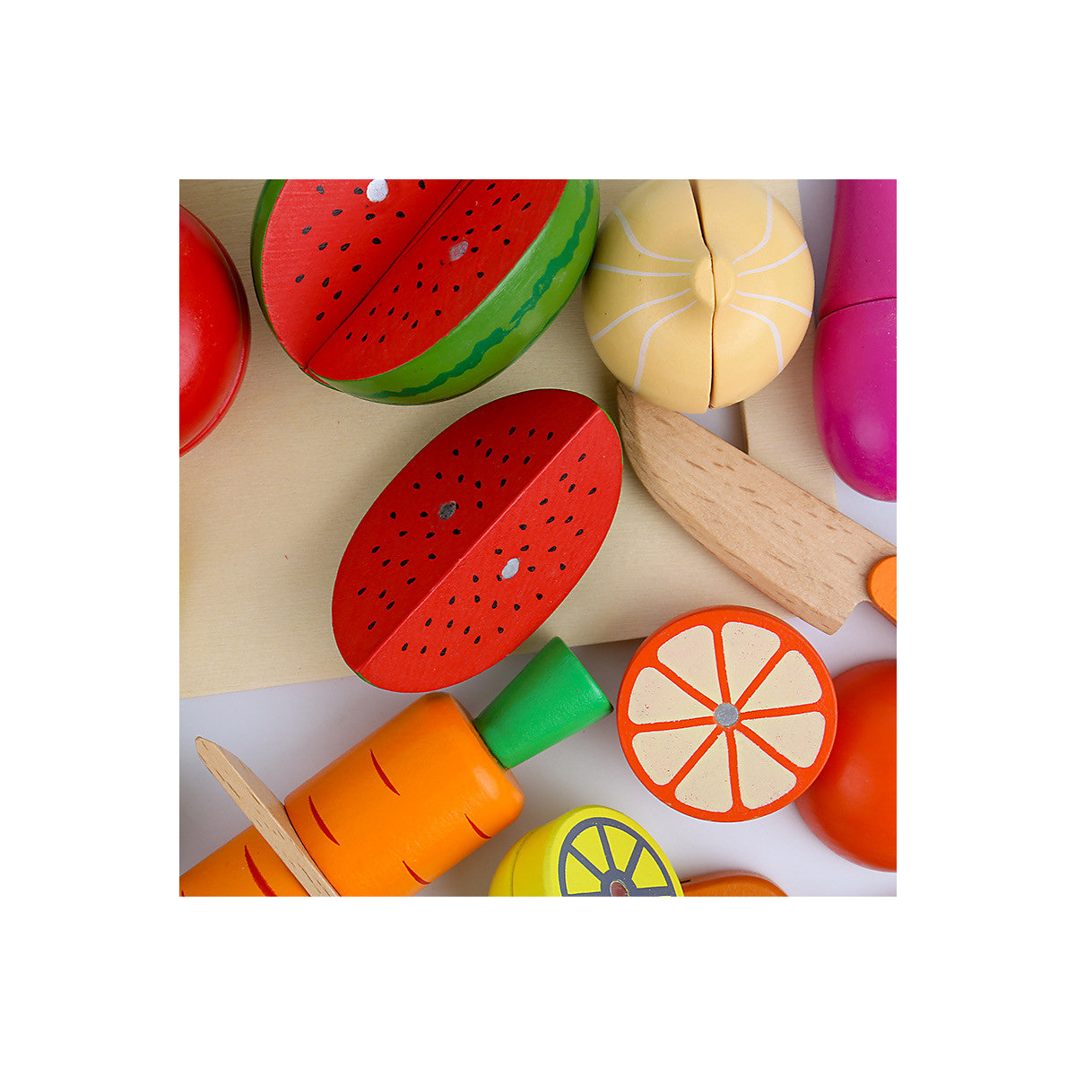 Spielzeug für die geistige Entwicklung von Kindern magnetischfür Obst und Gemüse