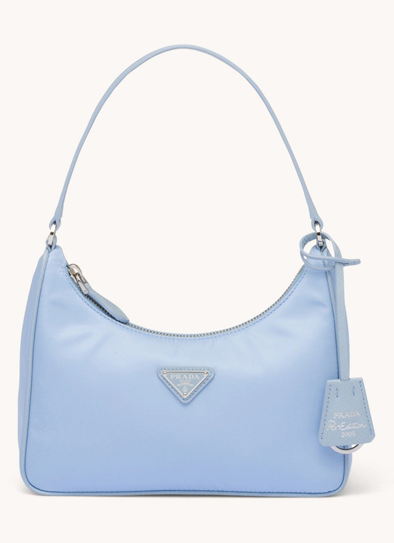 Sac bandoulière Prada Re-Edition 2005 en nylon avec détails en cuir