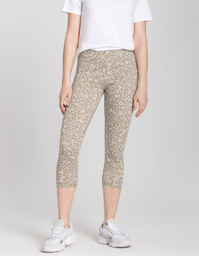 Capri Leggings - Elastischer Bund