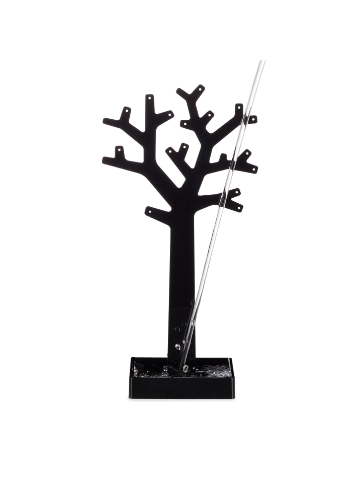 relaxdays 2er-Set: Schmuckständer Baum in Schwarz/Weiß günstig kaufen onesize
