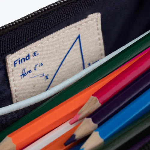 Grafton Street blue school pencil case