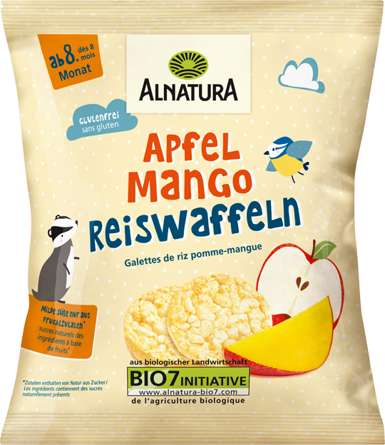 Alnatura Bio Apfel Mango Reiswaffeln