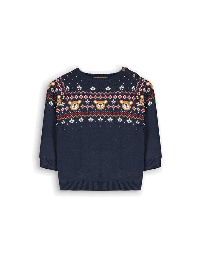 Strickpullover - Allover-Muster