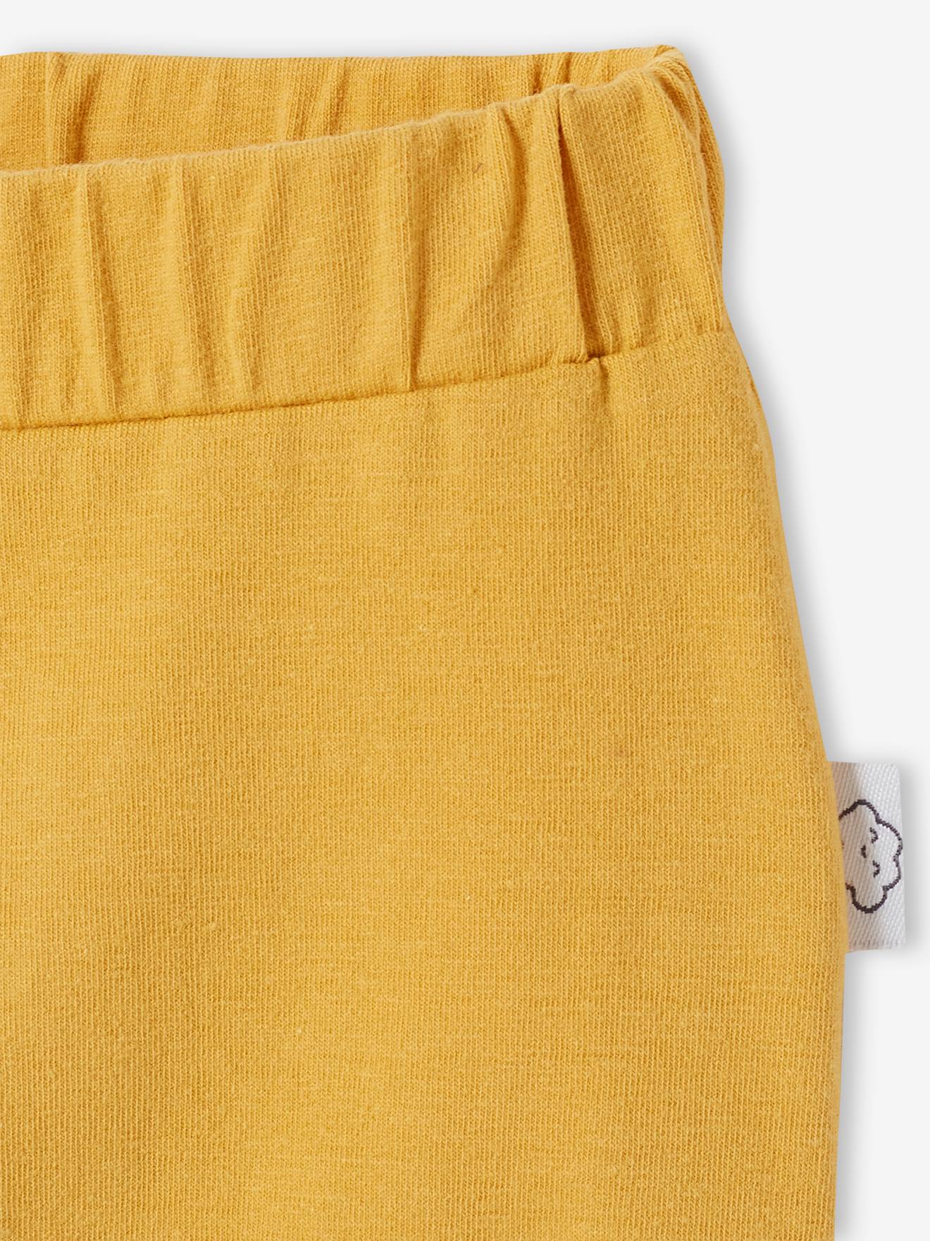 Pantalon naissance en maille souple BASICS beige