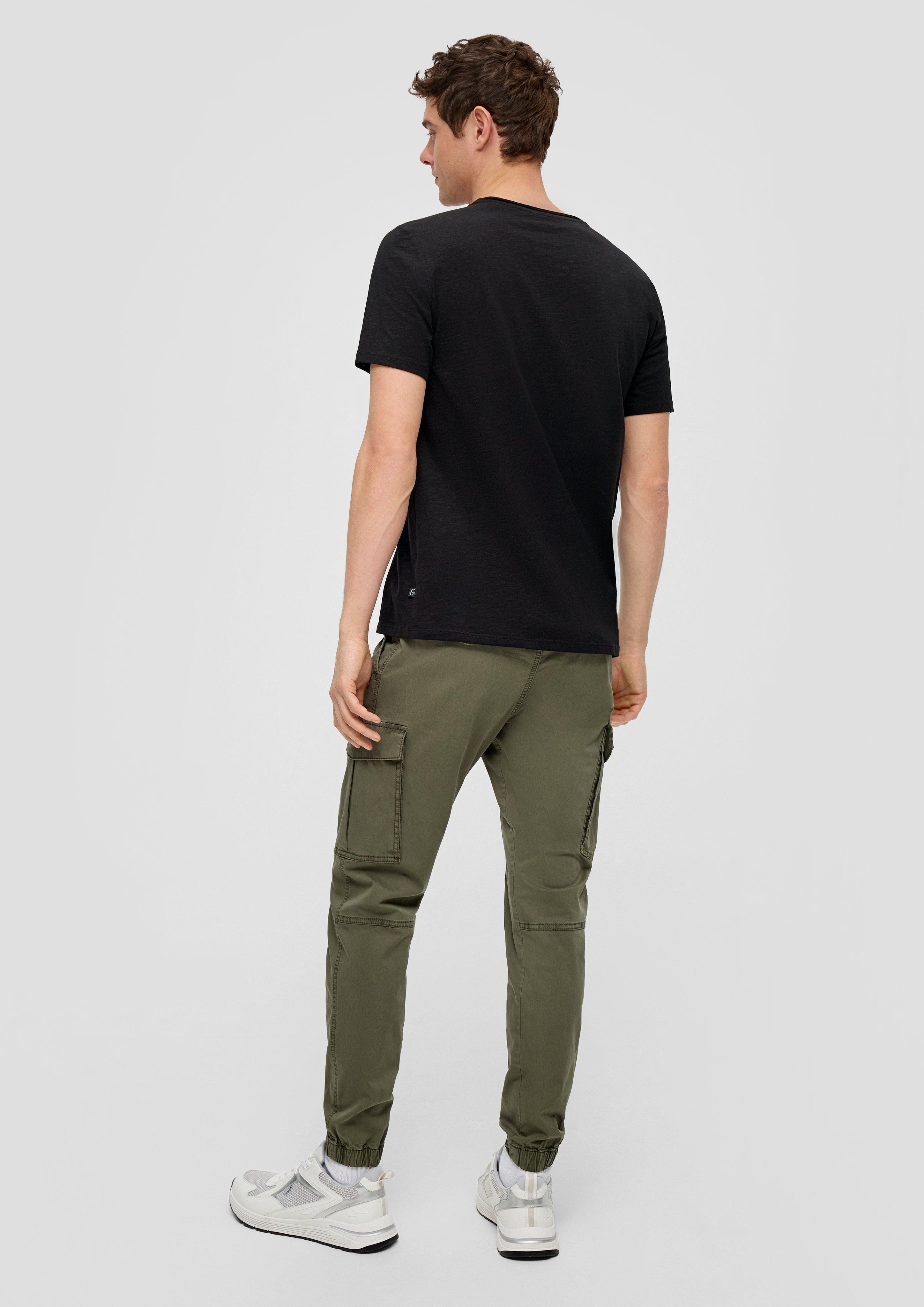 Baumwollshirt mit Flammgarn-Struktur  2141633-9999