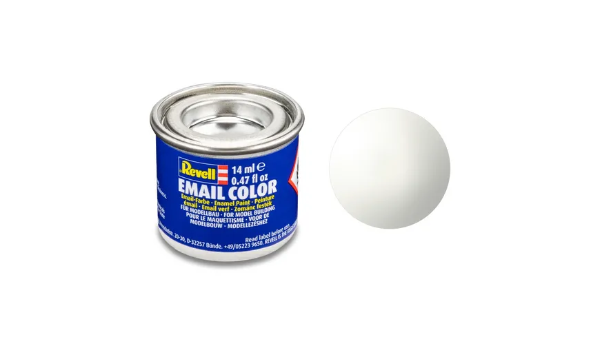 Revell 32104 Email Color Weiß, glänzend, 14ml, RAL 9010 14 ml