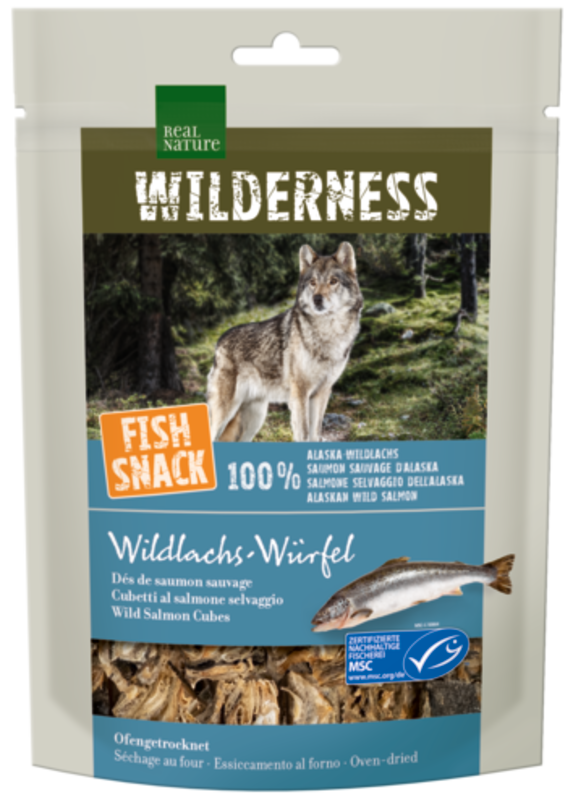 REAL NATURE Snacks REAL NATURE WILDERNESS Fish Snack 70g Rocky River, Rocky River (Wildlachs-Würfel)