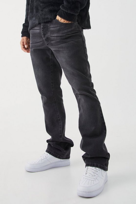 Slim-Fit Schlagjeans
