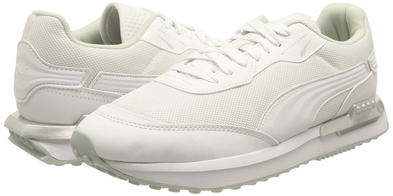 PUMA Freizeit Schnürer weiss