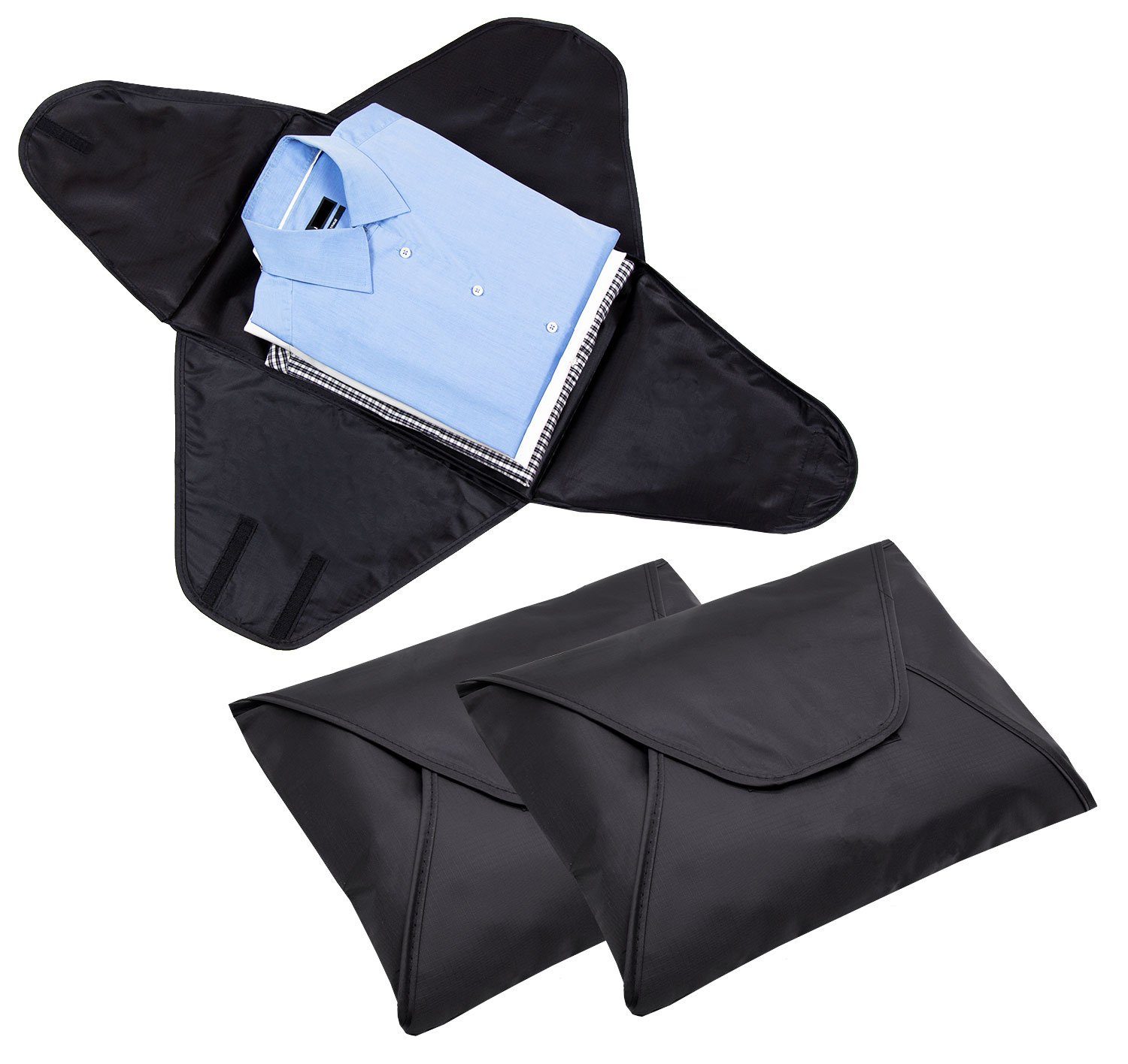 ZOLLNER Kleidersack (3 St) wasserabweisend, 100% Polyester, 41x30 cm