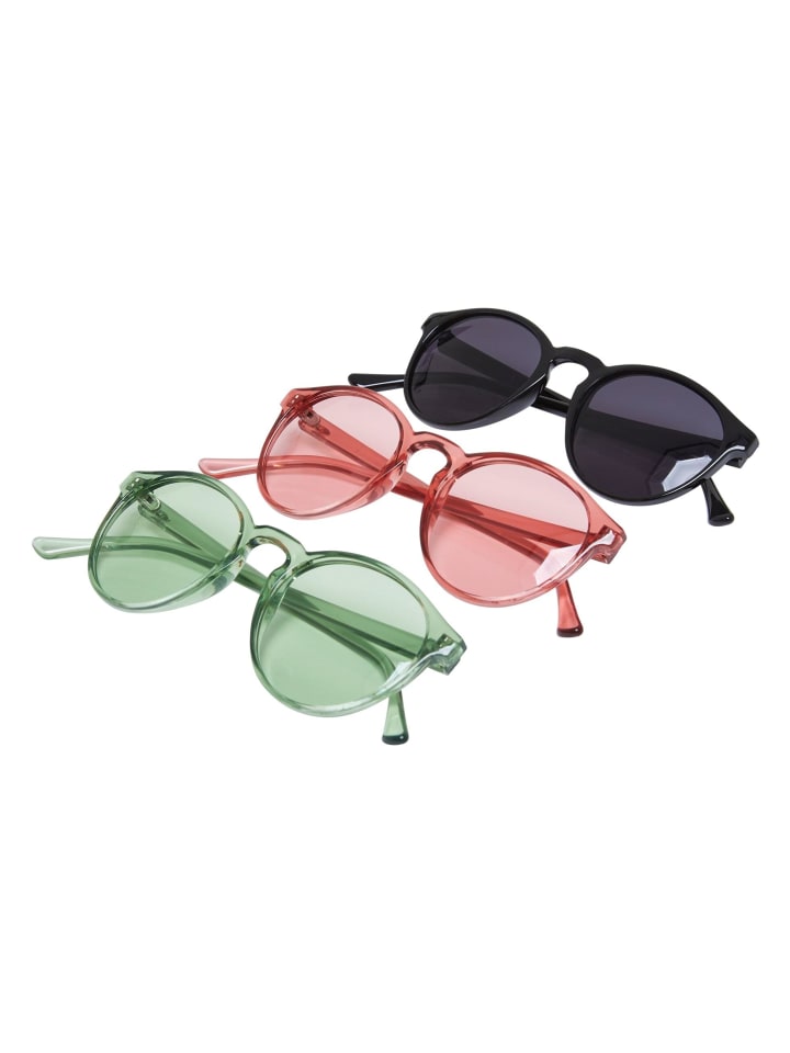 Urban Classics Urban Classics Sonnenbrillen in black/palepink/vintagegreen günstig kaufen onesize