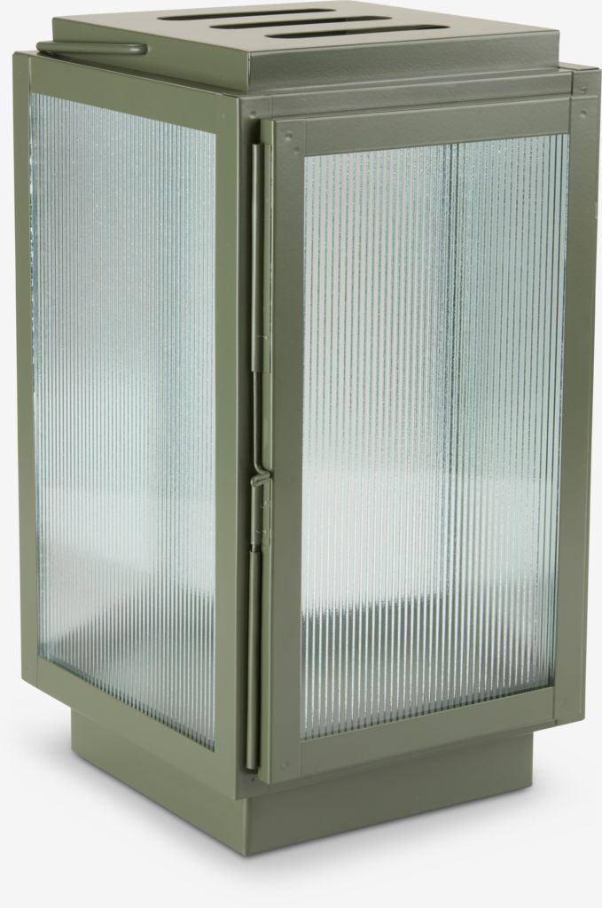 Świeca BRUMBASSE BRUMBASSE W15xL16xH28cm oliwkowo-zielona