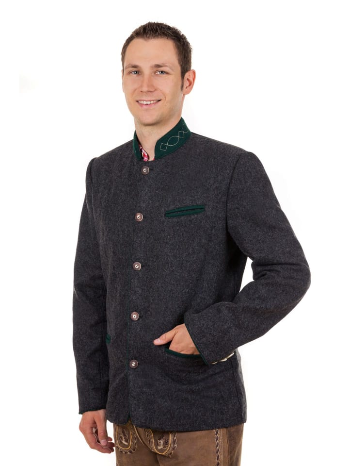 Edelnice Edelnice Trachtenjanker Xaver in anthrazit günstig kaufen 3XL