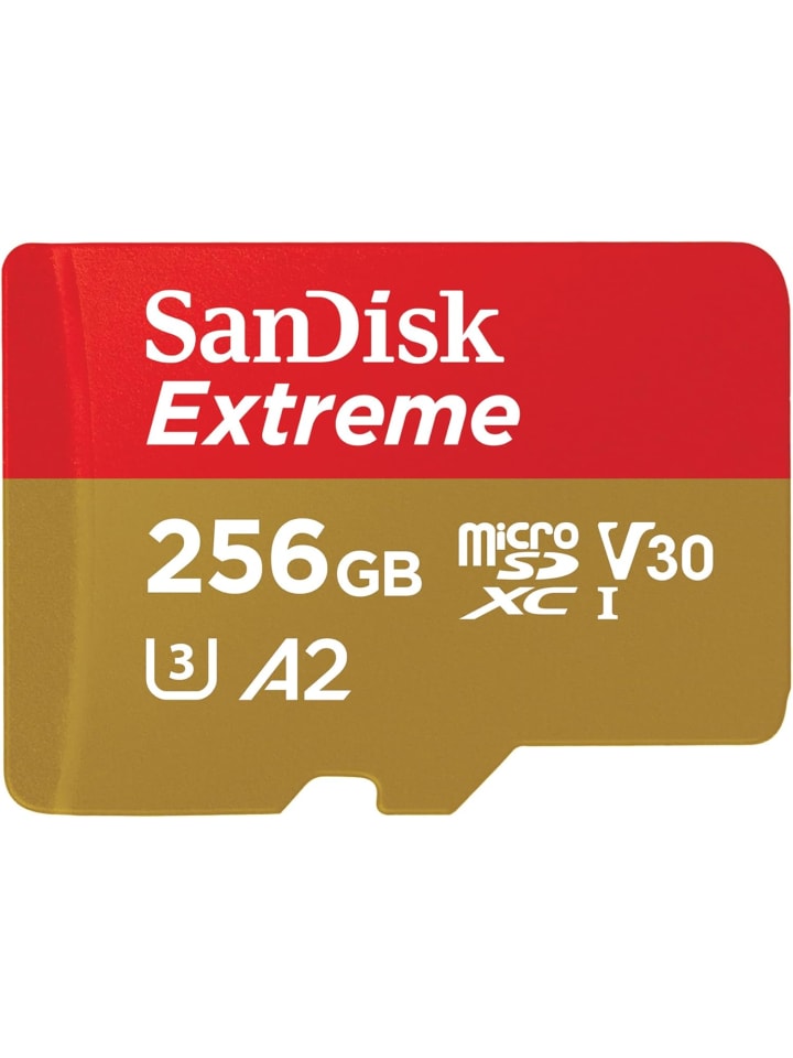 SanDisk SanDisk microSDXC 256GB Extreme A2 C10 V30 UHS-I U3 günstig kaufen onesize
